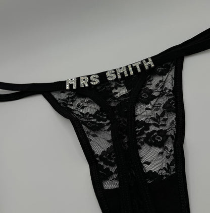 Personalized Thong